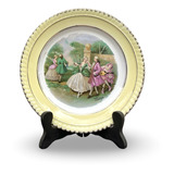 Prato Decorativo Em Porcelana