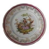 Prato Decorativo Em Porcelana