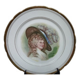 Prato Decorativo Em Porcelana Real Anos 60 70