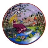 Prato Decorativo Em Porcelana