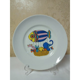 Prato Decorativo Infantil Porcelana