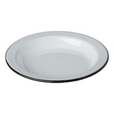Prato Esmaltado Branco 500