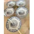 Prato Fundo Porcelana Real Izabel Cenas Inglesas 5 Unidades