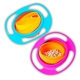 Prato Giratório 360- Antivazamento Com Tampa - Alimentação Lúdica BLW