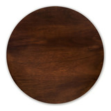 Prato Giratório Centro De Mesa Castanho 70cm Cor Marrom Amadeirado