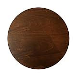 Prato Giratório Centro De Mesa De Jantar Laminado Castanho 70 Cm