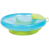 Prato Infantil Azul Térmico Com Ventosa Buba