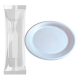 Prato Isopor Descartável 23cm Resistente Refeição Festa 50un