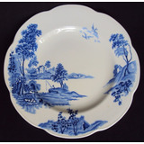 Prato Jantar Antigo Inglês Wood Sons Lakeland Azul