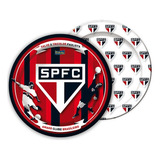 Prato Papel Tema 18cm São Paulo Tricolor 08 Unid