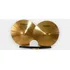 Prato Par Fanfarra Marching Band Alloy 13 Percussão Kit Cor Dourado