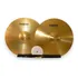 Prato Par Fanfarra Marching Band Alloy 14 Percussão Kit Cor Dourado
