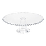 Prato Para Bolo Com Pé Boleira De Cristal 31cm Wolff 2968
