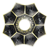 Prato Para Narguile Ebs Mini Dourado Velho