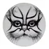 Prato Porcelana Inglesa By Rory Dobner -  'kabuki Cat'