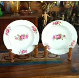 Prato Porcelana Real Rosas