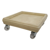 Prato Quadrado Com Roda 35cm Alpe Aritana