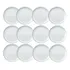 Prato Raso Opaline Blanc 27cm - Kit 12 Unid Cor Branco Nadir