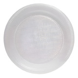 Prato Refeição 26cm C 100 Unid Festa Descartável Branco