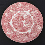 Prato Sobremesa Antigo Porcelana Inglesa Woods Fazendinha
