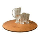 Prato Tábua Suporte Giratório De Mesa Cozinha 80 Cm