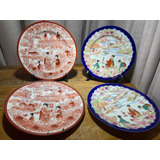 Pratos Decorativos Em Porcelana Oriental