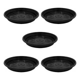 Pratos Plásticos Redondos N 07 Para Vasos Planta Kit Com 5