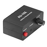 Pré Amplificador De Toca Discos Phono 20Db Estéreo De Sinal De áudio Pré Amplificador Phono HiFi So D Pré Amplificador Fonográfico Com Entrada Saída E Porta De Fone De Ouvido