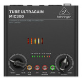 Pré Amplificador Microfone Behringer Tube Ultragain Mic300