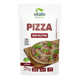 Pré mistura De Mistura Para Massa De Pizza Vitalin Sem Glúten Integral 200 G