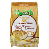 Pré mistura De Mistura Para Pão Mix De Grãos Risovita Sem Glúten Integral 300 G