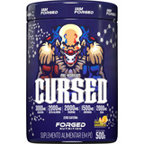 Pré Treino Cursed Sem Cafeina 500g Alta Performance Com Creatina Beta Alanina Hmb Glutamina Bcaa Sabor Frutas Amarelas Forged Nutrition