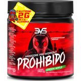 Pré Treino Prohibido 360g Sabor Maçã Verde A Combinação Perfeita De 8 Ingredientes Que Proporcionam Energia Do Início Ao Fim Do Seu Treino