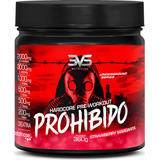 Pré Treino Prohibido 360g Sabor Strawberry Margarita Fórmula Exclusiva Com 8 Ingredientes Contendo Creatina Beta Alanina Taurina Cafeína Arginina L tirosina Palatinose E L alanina