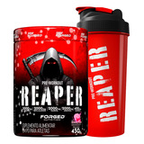 Pré Treino Reaper 2 0 450g Alta Performance Creatina Beta Alanina Cafeína Arginina Tirosina Sabor Bubble Gum Forged Nutrition