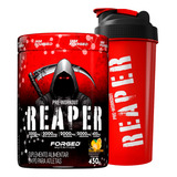 Pré Treino Reaper 2 0 450g Alta Performance Creatina Beta Alanina Cafeína Arginina Tirosina Sabor Yellow Citrus Forged Nutrition