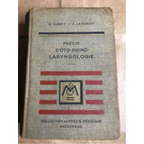 Précis Doto rhino laryngologie Em Francês 1949 Antigo Usado