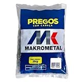 Prego De Aço Com Cabeça Polido Brilhante 18x27 1kg Makrometal