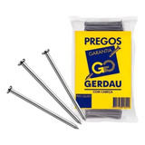Prego Em Aço Polido 15x15 Gerdau Com Cabeça 10kg