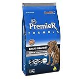 Premier Pet Ração Fórmula Senior Para Cães Adultos De Raças Grandes Sabor Cordeiro 15kg
