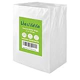 Premium 200 Pint 6 X 10 Quart 8X12 Galão 11X16 Polegadas Sacos De Armazenamento De Selador A Vácuo Tamanho Para Economia De Alimentos Vedação A Vácuo Sacos De Refeição Livre De BPA Serviço Pesado Comercial Grade Freezer E Sous Vide Vaccume Safe Pré Cortado Saco Branco Quart8 X12 200Bags 