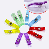 Prendedor Clips Tecido 10 Unid Grande Costura Patchwork