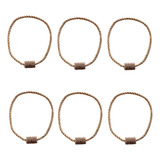 Prendedor Cortina Abraçadeira Strass Moderno Imã Fendi 6 Pc