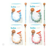 Prendedor De Chupeta Bola Silicone Clipe Menino Menina Buba Cor Bege