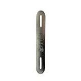 Prendedor De Gravata Invisivel Clássico Elegante Tie Clip De Couro Sintético Preto