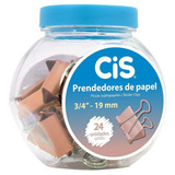 Prendedor De Papel Cis Rose Gold 19mm
