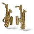 Prendedor De Partitura/hinário (par) Sax Barítono