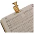Prendedor De Partitura   Hinário   Par   Mini Tuba Dourado