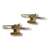 Prendedor De Partitura hinário par Trombone Dourado