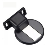 Prendedor De Porta Batente Magnético Slim Aço Preto